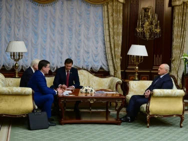 Александр Лукашенко и Глеб Никитин провели рабочую встречу в Минске